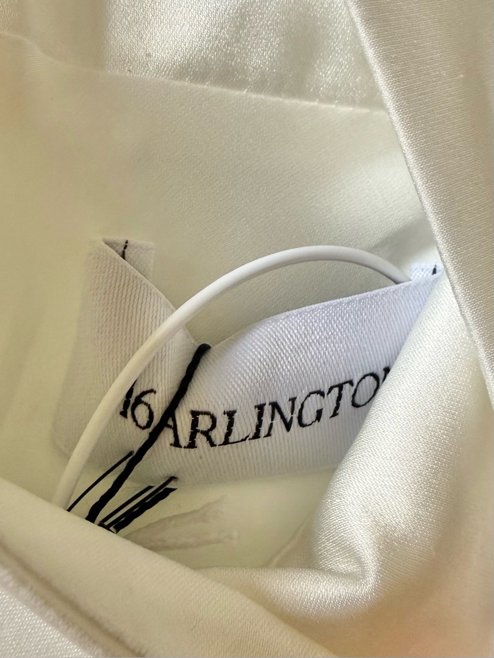 🆕 16ARLINGTON Umiko Feather Trim Mini Dress in Ivory Sz 10 US - Picture 6 of 9